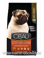 Psi - krmivo - CIBAU Adult Sensitive Lamb&Rice Mini