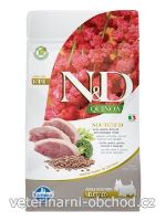 Psi - krmivo - N&D Quinoa DOG Neutered Duck&Broccoli&Asp. Mini